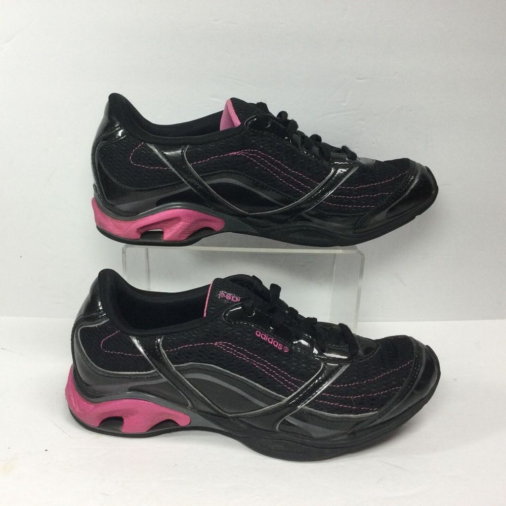 Adidas soft comfort walking running Shoes Size 8.5‎ M sneakers Womens Black Pink